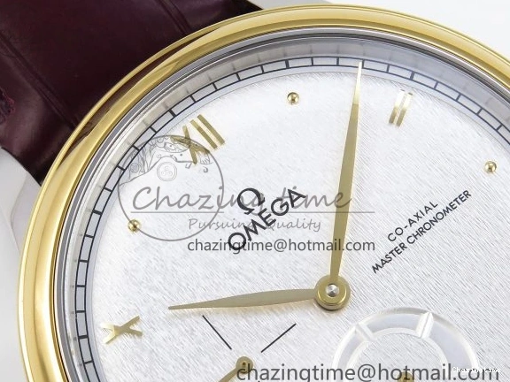 0118 De Ville Power Reserve YG MKF 1:1 Best Edition White Dial on Brown Leather Strap A WrinkleFree 7755